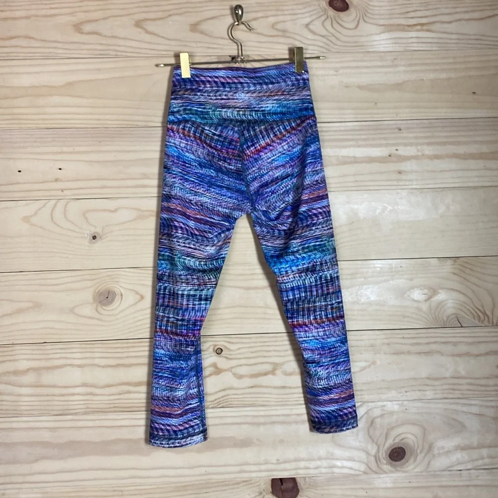 Lululemon wunder under high‎ rise Oasis cropped legging size 4
